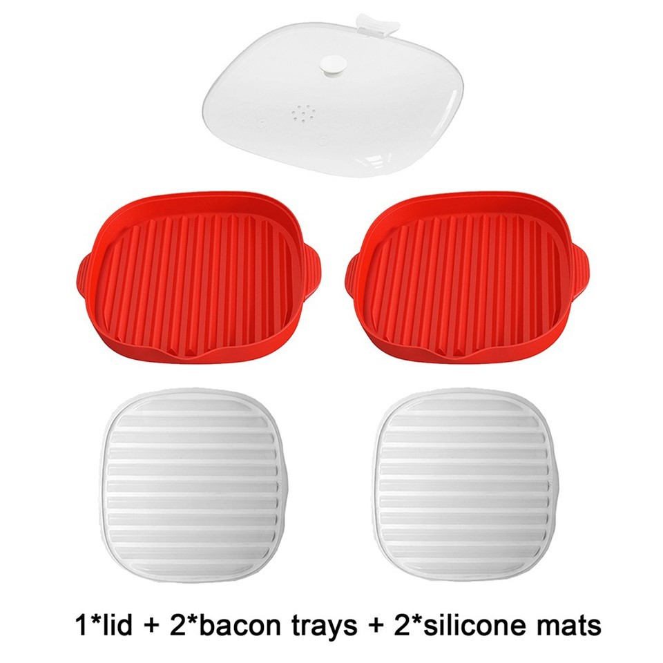 Bulk Microwave Bacon Tray for Breakfast Cooking