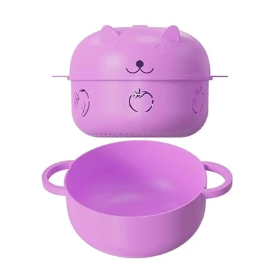 Süzgeçli mikrodalga ramen kasesi